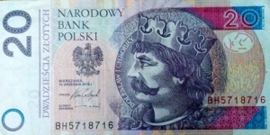 20 Złotych.
BH5718716 Banknote