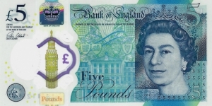 UNITED KINGDOM 5 Pounds  Banknote