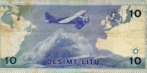 Banknote from Lithuania