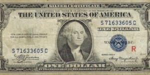USA 1 Dollar 1935 (Experimental R Note) Banknote