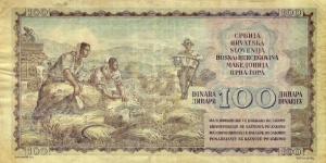 Banknote from Yugoslavia