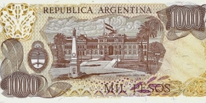 Banknote from Argentina