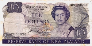 NEW ZEALAND 10 Dollars Banknote