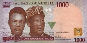 NIGERIA 1000 Naira Banknote