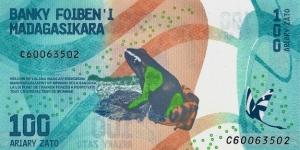 Banknote from Madagascar