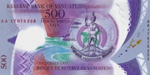 VANUATU 500 Vatu Banknote