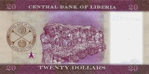 Banknote from Liberia