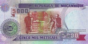 Banknote from Mozambique