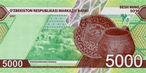 Banknote from Uzbekistan