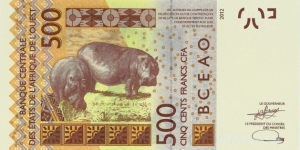 Banknote from West African States