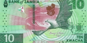 ZAMBIA 10 Kwacha Banknote