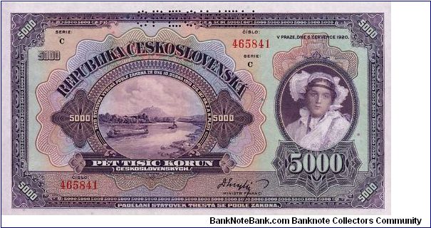 5000 Korun Banknote