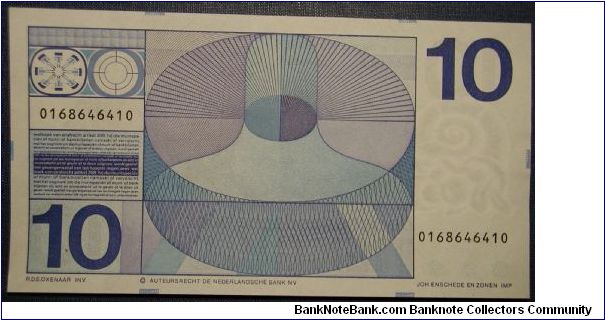 Banknote from Netherlands year 1968