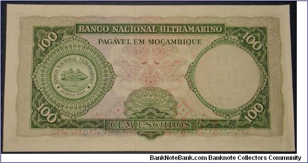 Banknote from Mozambique year 1961