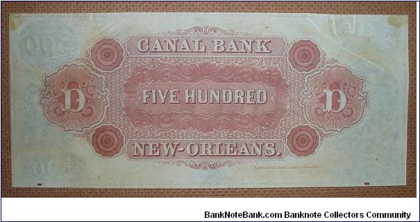 Banknote from USA year 1860