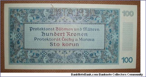 Banknote from Czech Republic year 1944