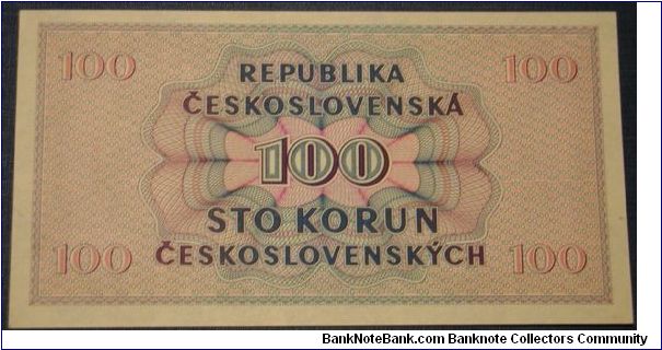 Banknote from Czech Republic year 1945