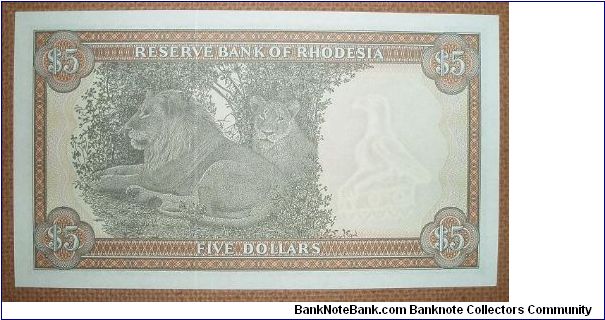 Banknote from Rhodesia year 1979