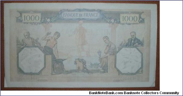 Banknote from France year 1940