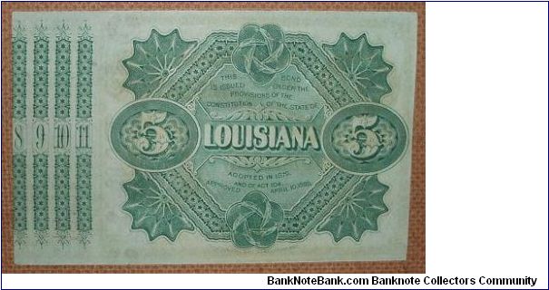 Banknote from USA year 1862