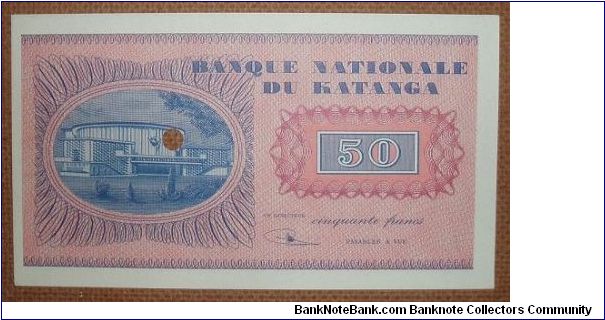 Banknote from Congo year 1960