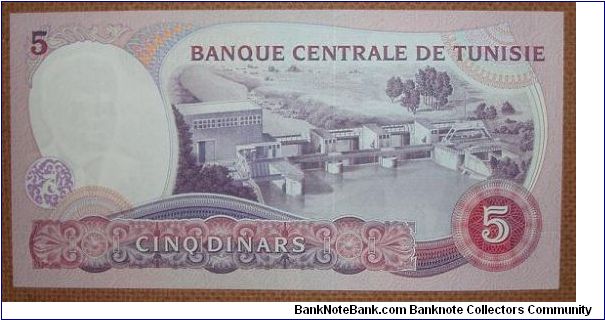 Banknote from Tunisia year 1983