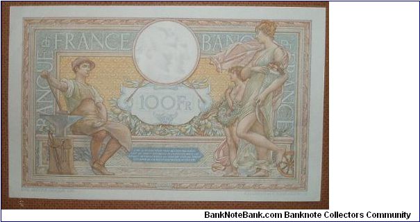 Banknote from France year 1939