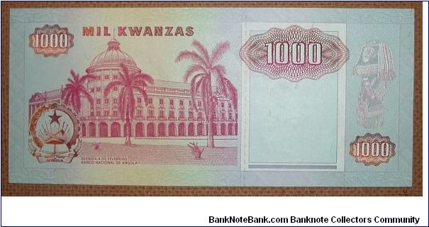 Banknote from Angola year 1991