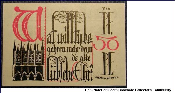 Banknote from Germany year 1921