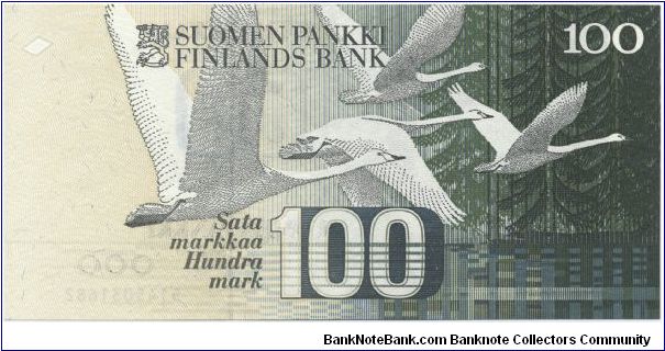 Banknote from Finland year 1986