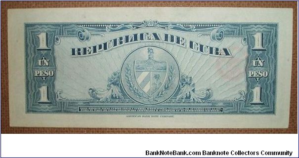 Banknote from Cuba year 1960