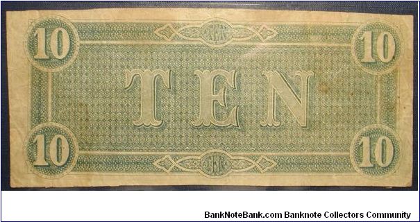 Banknote from USA year 1864