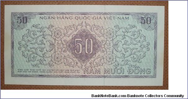 Banknote from Vietnam year 1966