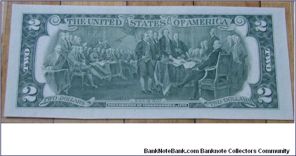 Banknote from USA year 1976