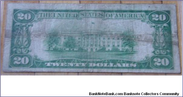 Banknote from USA year 1928