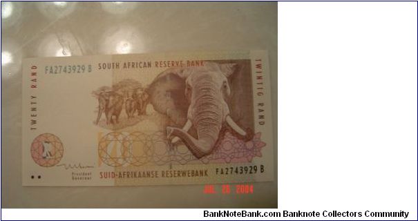 South Africa P-124 20 Rand 1999 Banknote