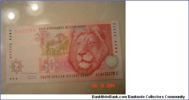 South Africa P-125 50 Rand 1999 Banknote