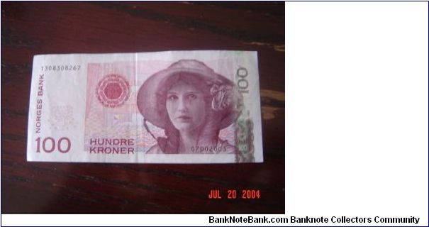 Norway P-49 100 Kroner 2003 Banknote