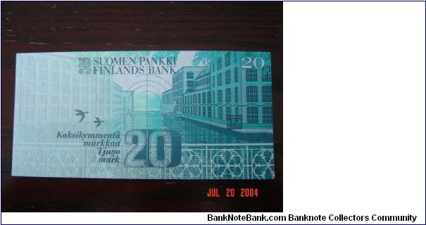 Banknote from Finland year 1997