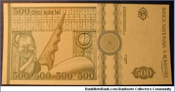 Banknote from Romania year 1992