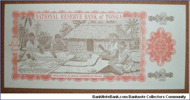 Banknote from Tonga year 1982