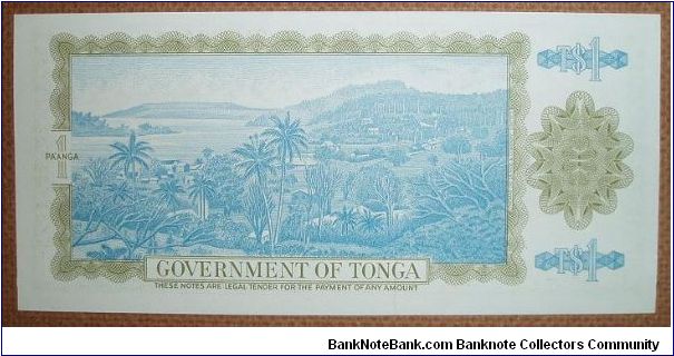 Banknote from Tonga year 1982