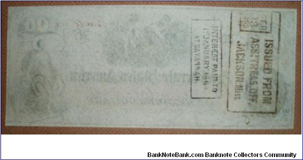 Banknote from USA year 1862