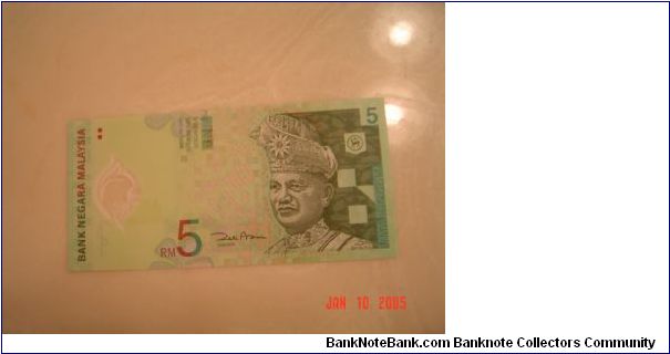 Malaysia P-NEW 5 Ringgit 2004 Banknote