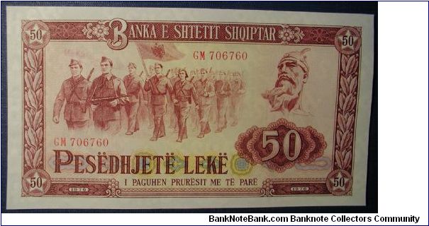 Albania 50 Leke 1976

NOT FOR SALE. Banknote