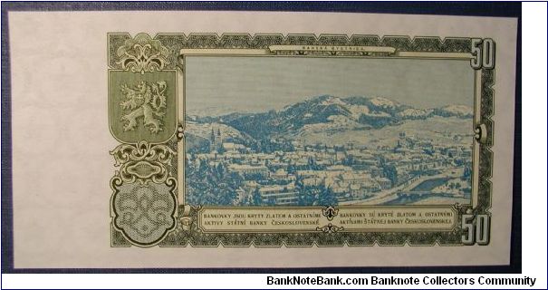 Banknote from Czech Republic year 1953