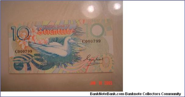 Seychelles P-28 10 Rupees 1983 Banknote