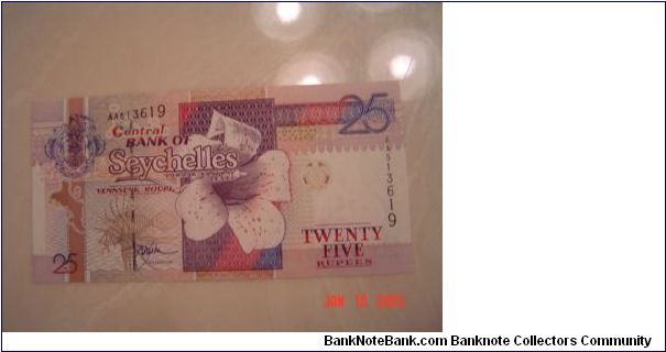 Seychelles P-37 20 Rupees 1998 Banknote