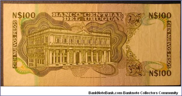 Banknote from Uruguay year 1991