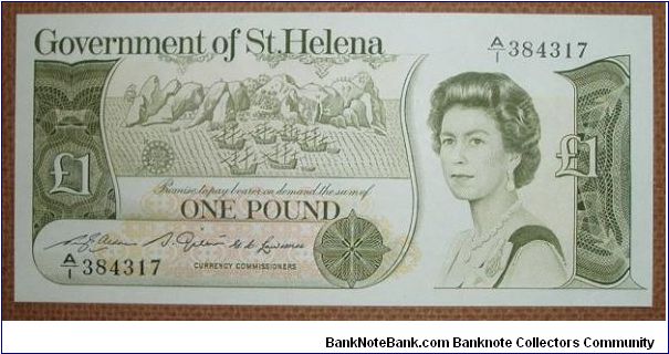 St. Helena 1 Pound Banknote